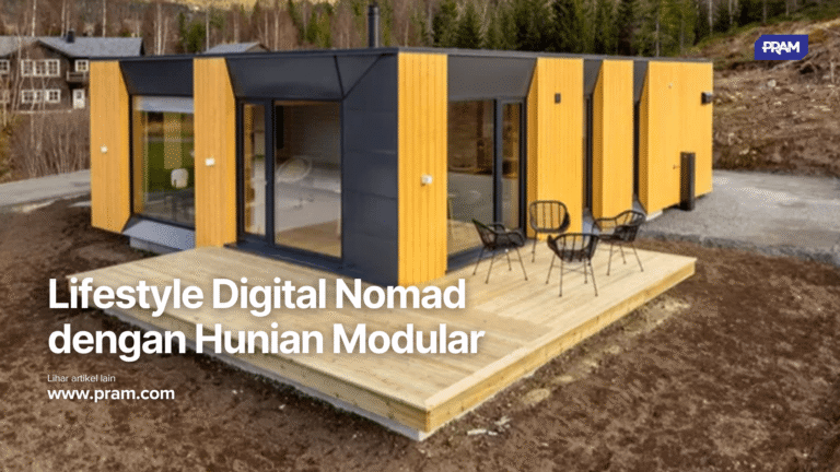 Digital nomad kini bisa memiliki hunian fleksibel dengan konsep modular yang mudah dipindahkan